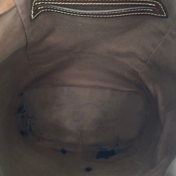 Louis Vuitton Classic Monogram Tan and Brown Backpack - Picture 4 of 13